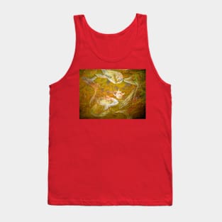 Happy Accident Luminous Ghost Fish Painting - Section 3 Tank Top